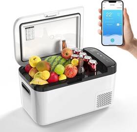 Ukkiso Su-t20a 12 Volt Refrigerator For Car 20l Portable Fridge Cooler -4 -68 Rv Electric