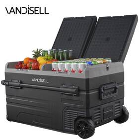 Vandisell Czbx2408001 Beverage Refrigerators For Use In Cars Rv Car Fridge Dual Zone Control