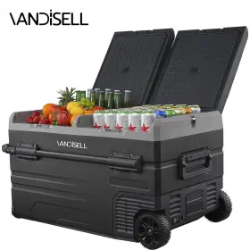 Czbx2408001 Vandisell Beverage Refrigerators For Use In Cars Rv Car Fridge Dual Zone Control