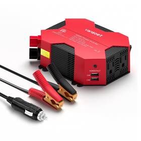 Vansoet 5011 500 Watt Car Power Inverter Dc 12v To Ac 110v Plug 500w-4usb Deep Red