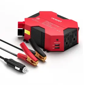 500w-4usb Vansoet 5011 500 Watt Car Power Inverter Dc 12v To Ac 110v Plug Deep Red