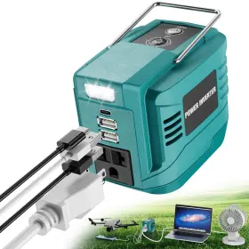 200w-for Vaxcanze 711663801957 200w Power Inverter For Makita 18v Dc To Ac 110v