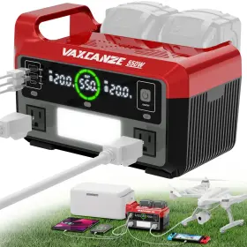 550w-for Vaxcanze 711663801988 550w Power Inverter For Milwaukee 18v Dc 20v To Ac