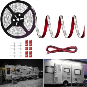 Vbakor 313114867880 Rv Awning Led Lights 12v 20ft Camper For Motorhome Travel T