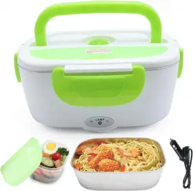 Vech 793931694201 12v Food Heater Car-use Charging Adapter Electric Lunch Box Car Warmer