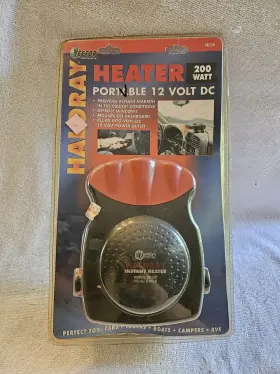 Vec201 Vector Dash Mount Instant Portable Car Heater 12 Vt 200 Watt Haloray Nos