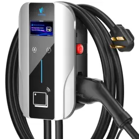 Uc102 Veiphlox Smart Fast 40a Level 2 Ev Charger For All Non-tesla Evs 240v 25ft Cable