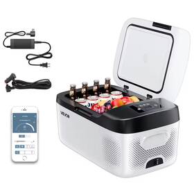 Vevor 313050666639 0.53 Cu. Ft. Outdoor Refrigerator Portable Mini Freezer -4 68 Car Compressor F