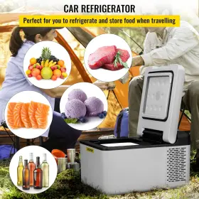 Vevor 696595499598 10 Quart 12 Volt Portable Mini Freezer Car Compressor Fridge Cooler
