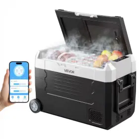 Vevor 744111025230 37 Qt./35 L Portable Outdoor Refrigerator Carbon Steel Car 12-volt