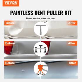 Vevor 840281576630 69 Pcs Dent Repair Kit Auto Car Body Paintless Removal Tool Golden Li