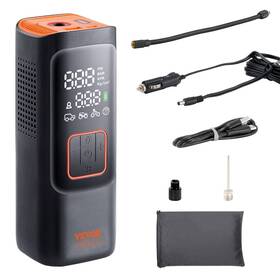 Vevor 840349979151 Tire Inflator Portable Air Compressor 7800mah 2x Faster 160psi Auto-off