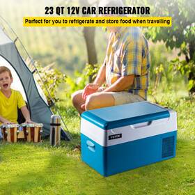 Vevor 8465385697045 Portable Car Refrigerator Freezer 23 Quart 22 L Camping Travel Fishing Outdoor Ho