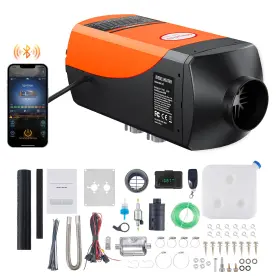 Dha12 Vevor Diesel Air Heater 12v Bluetooth App Lcd Parking Rv Camper Trailer Boat
