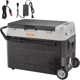 Vevor Fc15-black 21 Quart Portable Car Freezer Fridge 12v Refrigerator Camping Truck Travel Cooler