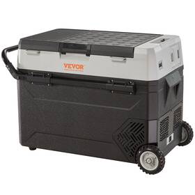 Vevor Glbxxczbxs38l2367 Portable Car Refrigerator Freezer Compressor 40 Quart Dual Zone For Home