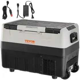 Glbxxczbxs55l18ytv1 Vevor Car Refrigerator12-volt Refrigerator Fridge 58 Qt./55 L Dual Zone