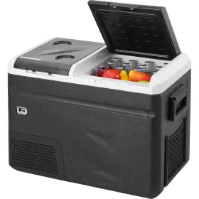 Glczbxx36lsmhiw4z Vevor Portable Car Refrigerator Freezer With Ice Making Function 38 Quart Dual Zone