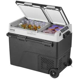 Glczbxx58lsmgkuc4 Vevor Portable Car Refrigerator Freezer Compressor 58 L Dual Zone For Home