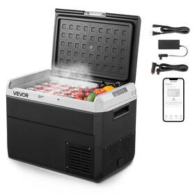 Vevor Wlczbxx50ldm73db8001 12v Car Refrigerator Portable Freezer 52.8 Quart Electric Cooler For Camping
