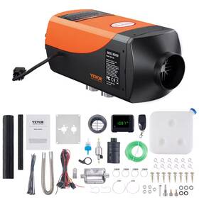 Vevor Xmz-d2 Car Heater 2/5/8kw Diesel Air 12v With Silencer Remote Control Truck Boat