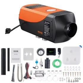 Xmz-d2 Vevor Car Heater 2/5/8kw Diesel Air 12v With Silencer Remote Control Truck Boat