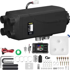 Zcjrq12v8kwyjxs01v0 Vevor 27296 Btu 8 Kw Diesel Air Heater With Lcd Monitor 10l Tank For Rv Boat Bus