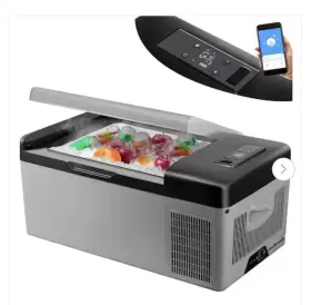 Zcxun0031321561519682 Vevor Portable Car Fridge Freezer Cooler Mini Refrigerator 21 Quart 12v/24v Compress