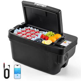 Vevor Zczyczbx35ld2rtg9001 12 Volt Refrigerator Portable Car Fridge Electric Freezer 37 Qt/ 35l