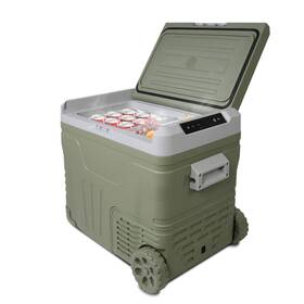 Vilobos Et84010 Portable Car Refrigerator Freezer Compressor 50 L Dual Zone For Home