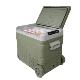 Et84010 Vilobos Portable Car Refrigerator Freezer Compressor 50 L Dual Zone For Home