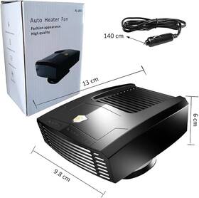 Vip Fl-001 New 12v Car Heater Portable Electric Heating Fan Defogger Defroster Demister