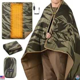 B0fk95g3fj Visit The Bougerv Store 12v Heated Electric Blanket - 5-level Temp Control And App For Rv Camping