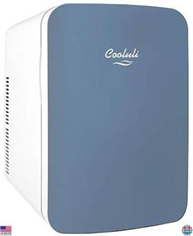 Visit The Cooluli Store I15l2b 15l Blue Mini Fridge - Portable 12v Cooler And Warmer For Food Drinks