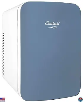 I15l2b Visit The Cooluli Store 15l Blue Mini Fridge - Portable 12v Cooler And Warmer For Food Drinks
