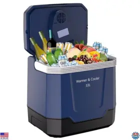 Wio5b4tgrdxx3xrrxwcxaq95xhbt Visit The Garveetech Store 35 Quart Blue Electric Cooler And Warmer - Portable 12v Car Fridge With Ac Cord
