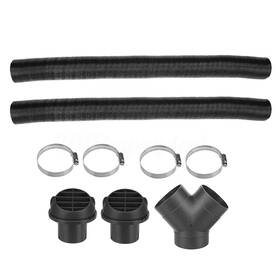 Vislone Xoc3842353298562wl Diesel Heater Exhaust Pipe 75mm Ducting Y Branch Warm Air Outlet Vent
