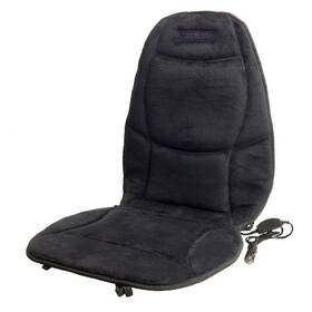 Wagan Tech 843670943846 Soft Velour 12-volt Heated Seat Cushion