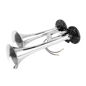 Wakectsgvgpx3yde1 Wakects Boat Horns 12v Waterproof Trumpet 150db Super 12/24v Volt Dual Air