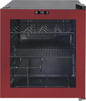 Wb15600bczbg West Bend Beverage Cooler Refrigerator 15 Wine Bottle/60 Can Burgundy