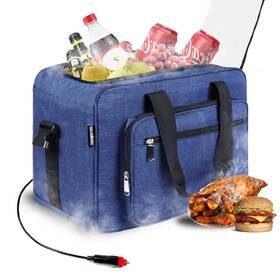 Wildgeek 785034661211 26 Quarts 12 Volt Portable Car Electric Cooler Bag Usb 25l Ac/dc Coo