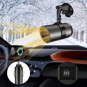 Car001  Witifig Car Heater 12v Portable That Plugs Into Cigarette Lighter Defroster Black