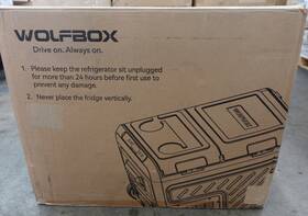 Wolfbox W-45l Portable 12v Car Refrigerator 45 Quart Dual Zone Fridge