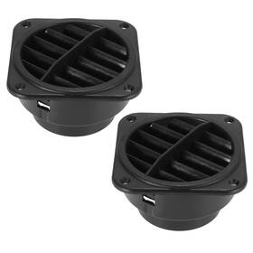 X Autohaux A21110100ux0160 2pcs Warm Air Vent Outlet 75mm Auto Car Heater Duct Hose Pipe O