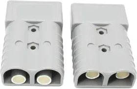 X-haibei 711181340594 350a Quick Connect Battery Disconnect Plug For Winch Trailer 2/0 Gauge Gray