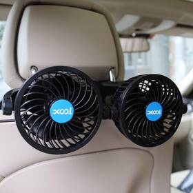 Xcool Hx-t205e Xool12v Electric Car Fans For Seat Headrest 360 Degree Variable Speed Truck