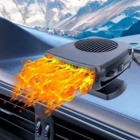 123124123 Xximuim 12v Car Heater 200w Portable 360 Rotatable Defroster Windshield