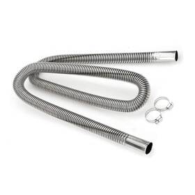 Xximuim 766925959457 Parking Air Heater Exhaust Pipe 2.5cm/1in Inner Stainless Steel Pipe
