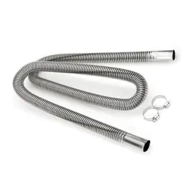 Xximuim 766925959457 Parking Air Heater Exhaust Pipe 2.5cm/1in Inner Stainless Steel