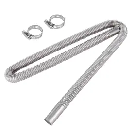 8206 Xximuim ‎ Exhaust123 Parking Air Heater Exhaust Pipe 2.5cm/1in Inner Stainless Steel